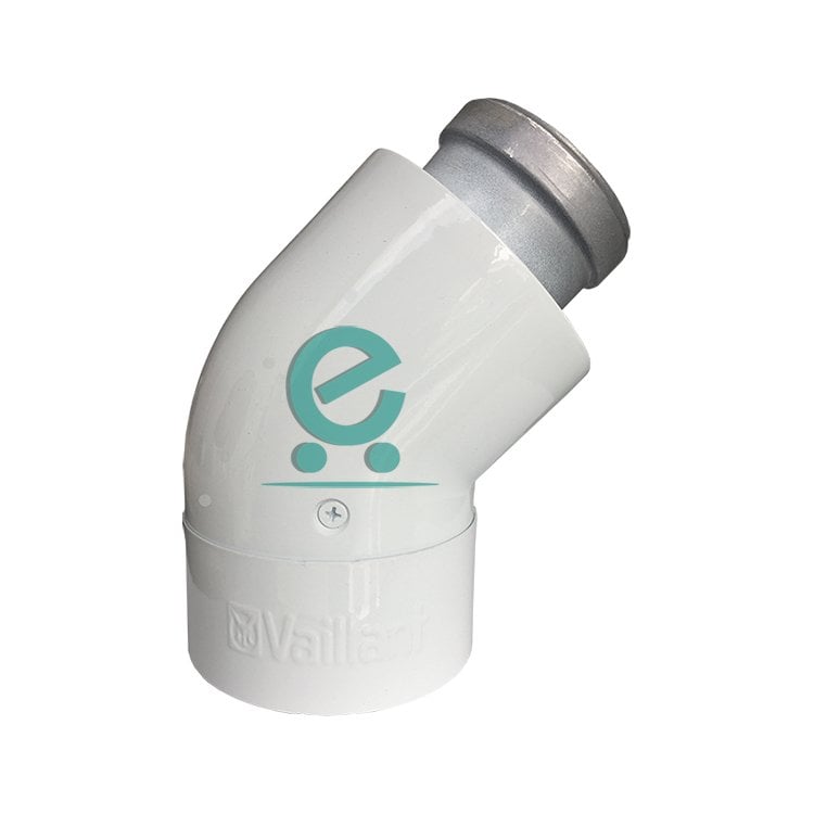 Vaillant Hermetik Kombi 45 Derece Dirsek (60/100)
