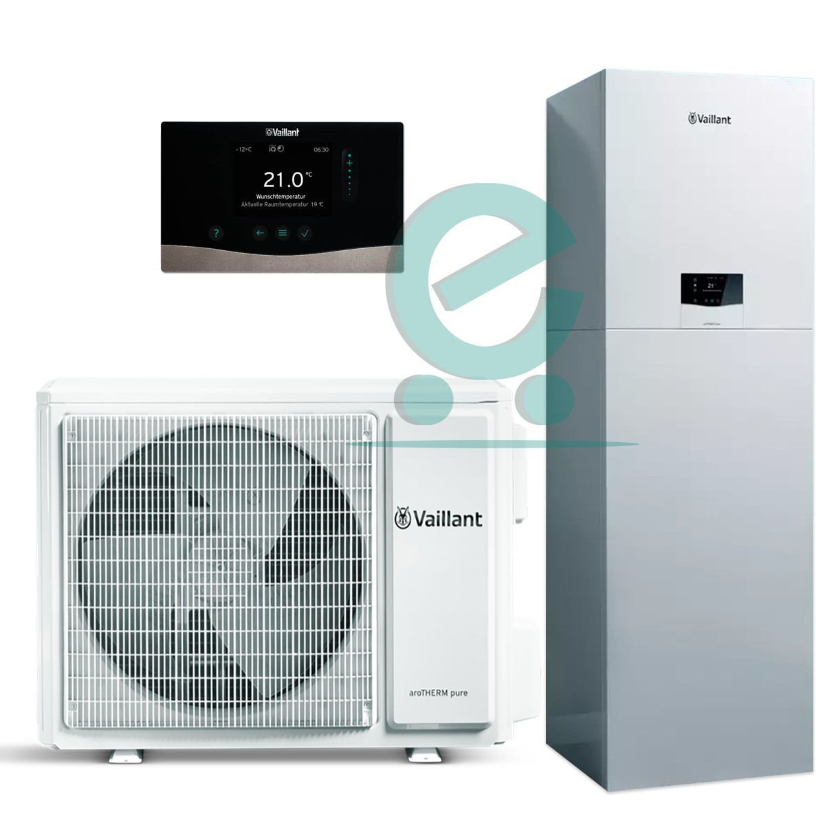 Vaillant aroTHERM pure 6 kW Split Isı Pompası - 190 lt Boylerli