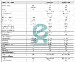 Vaillant turboMAG 14 Hermetik Şofben