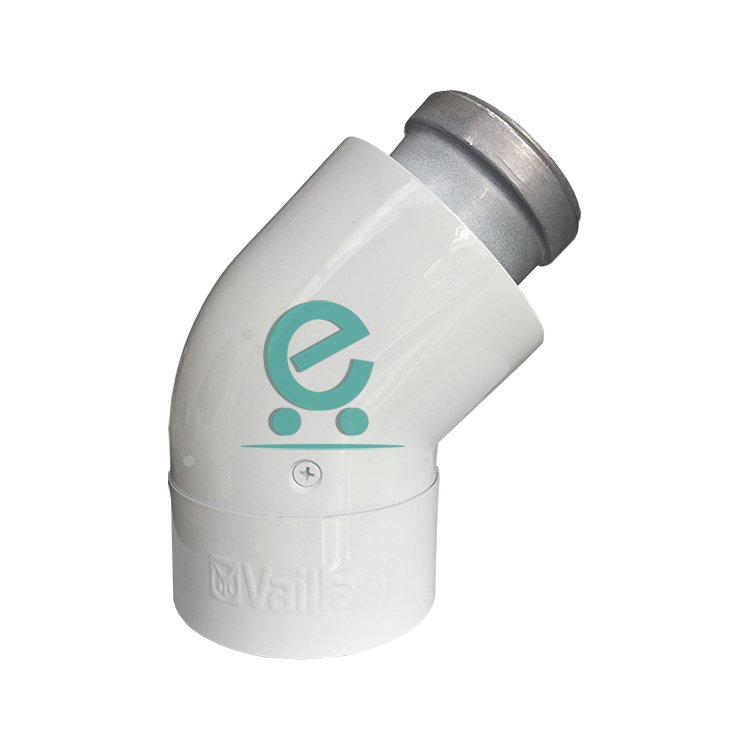 Vaillant Hermetik Kombi 45 Derece Dirsek (60/100)