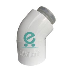 Vaillant Yoğuşmalı Kombi 45° Dirsek Ø80/125